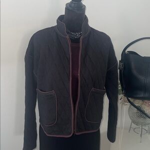 Known Supply Quilted Black/Burgundy Jacket
